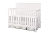 Imagio Baby Emery 4 in 1 Convertible Panel Crib, White