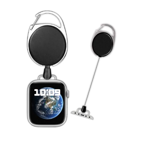 Wuryuema Retractable Keychain Clip Compatible with Apple Watch Bands Series