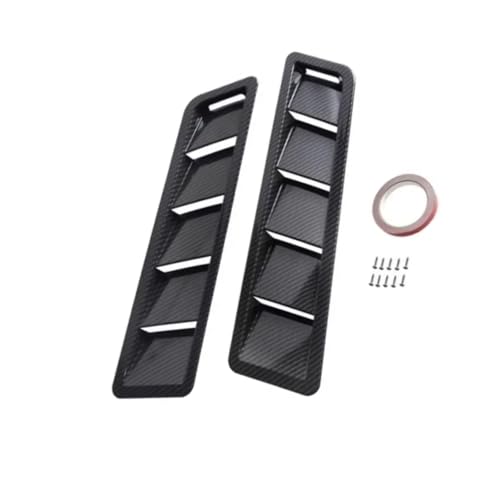 Grilles d'aération de capot avant style carbone pour VW Golf - 4