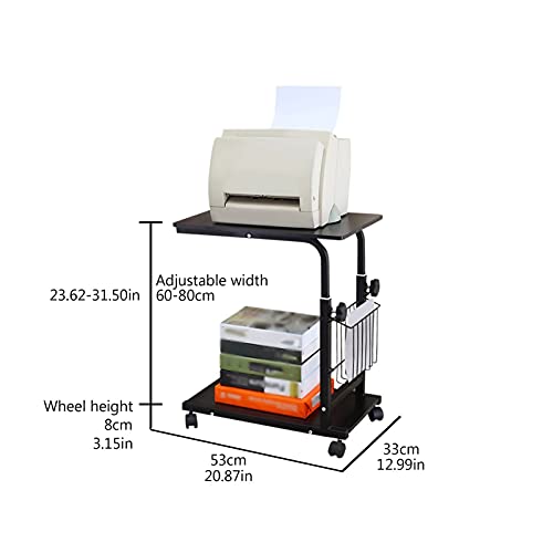 Soporte para CPU doméstico y soporte para laptop, mesa lateral pequeña para sofá, mesa de café, mesa de esquina, marco principal, mesa de noche, soporte para computadora (B) miniatura 3