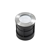 Arcchio LED Bodeneinbauleuchten Thentos (wasserdicht in Alu aus Edelstahl (1 flammig,) - Bodeneinbauleuchte außen