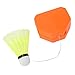 Alomejor Badminton Single Player Trainer, Adjustable Self Training Tool for Indoor Practice with Remote Control and 9.8ft Rope