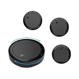 Automatischer Kartenhändler Wireless Remote Set, 4 Kabellose Fernbedienungen, Kompatibel mit 2-in-1 Kartenmischer und Dealer Maschine, Schwarz