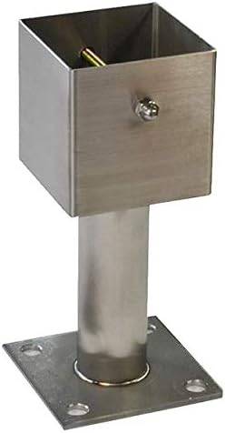 ステンレス装飾柱受（ポーチ受） デラックス 90角【0205-00067】 top1-ds-1852858 [独自簡易包装]