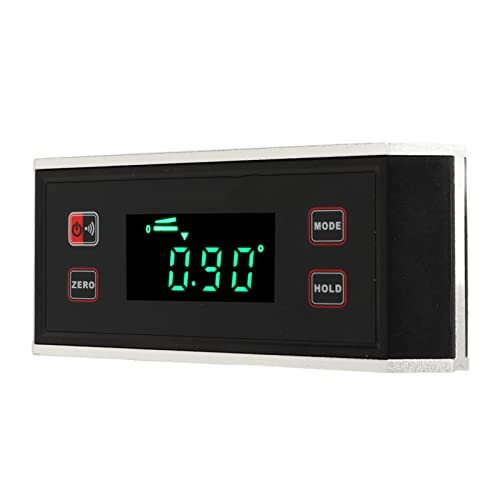 Medidor digital de ángulos con base magnética en V miniatura 5