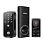 Smart Lock for Front Door HK01: Apple Home Ecosystem Fingerprint Keyless Door Lock, Supports Apple Home, Google, App Remote Control Keypad Door Lock, Easy Installation Auto-Lock