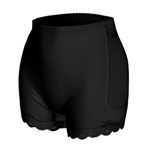 Women Butt Pads Enhancer Panties Padded Hip Underwear Shapewear Butt Lifter Slimming Butt Pads For Bigger Butt Waist Trainer Body Shaper Ultra-Breathable Compression Shorts Shapewear For Women Black #TOP4