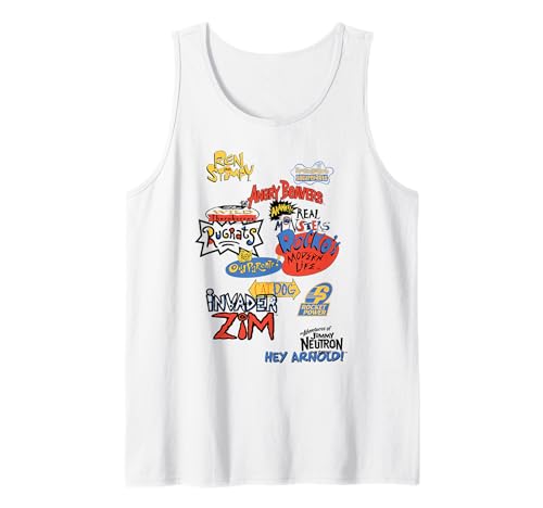 Camiseta de tirantes Nickelodeon para evitar el calor con estilo de dibujos animados