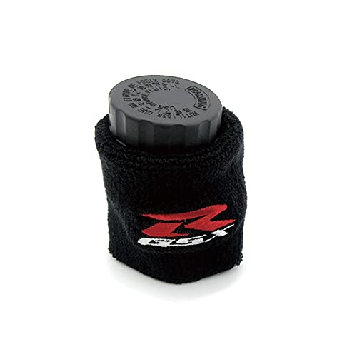 NENGDOU Meias de cobertura de tanque de fluido de freio dianteiro para motocicleta 3D GSX-R pretas p