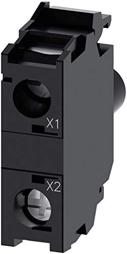 Module LED 3SU14011BH201AA0 rouge Siemens avec connexion borne à vis tension 24V 230V AC DC