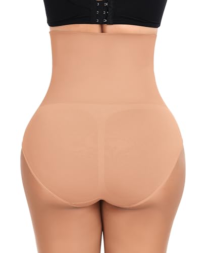 Image of Werena Tummy Control Shapewear for Women High Waisted Body Shaper Panties Slimming Girdle Shaping Briefs