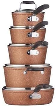 The Rock Copper Essentials 10 Piece Cookware Set