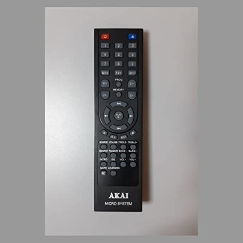 AKOR - Télécommande d'origine pour chaîne-HiFi AKAI CM80KN. Neuve. - - - AKOR -