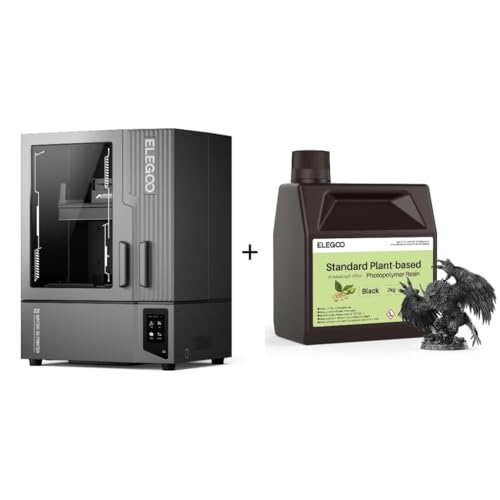 ELEGOO ELEGOO Jupiter 2 Imprimante 3D et Résine Standard à Base de Plante Noir 2000g