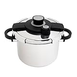 KOCHSTELLE Pressure Cooker Stainless Steel 8L for Home & Meal Prep | Pressure Cooker 8 qt with Advance Secure Lock System Lid, Ergonomic Handles, Pressure Pot | Compatible with Gas & Induction Stoves