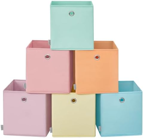 Pack de 6 cubos de arrumação SONGMICS
