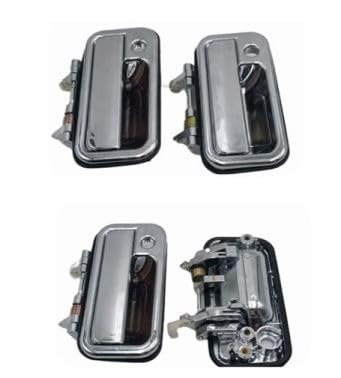 Poignées extérieures chromées Isuzu Pickup : kit complet anti-corrosion