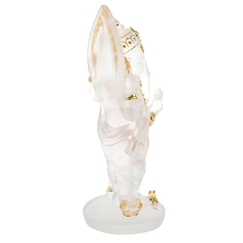 Statue d'éléphant hindou Fengshui décorative pour étagère à livres de salon