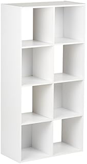 Hartleys White 4 Tier Storage Unit - 8 Cubes