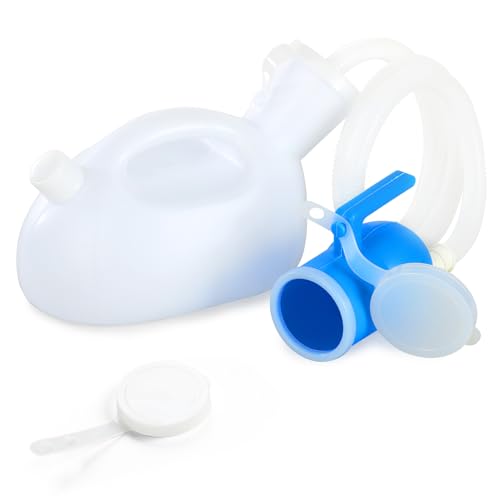 ONEDONE Urinals for Men - Spill-Proof 68 oz, 47-inch Hose