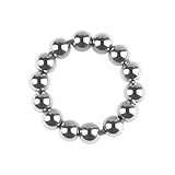 8 Sizes Metal Stainless Steel Linking Endurance Training Rings, Exquisite and Special (20mm/23mm/25mm/29mm/32mm/34mm/40mm/45mm) -USZF28 (25mm)