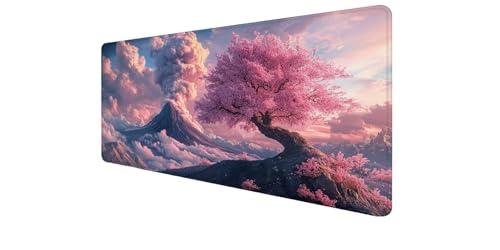 Tapis de souris volcan géant pour organiser votre bureau d'ordinateur de façon moderne
