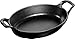 Produktbild STAUB Ofenform/Servierplatte/Auflaufform, oval mit 2 Griffen, 28 cm, 1,6 L, Gusseisen, Für alle Herdarten inkl. Induktion & Backofen, stapelbar, Schwarz