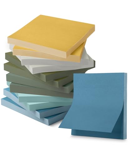 Mr. Pen- Sticky Notes, 3”x3”, 12 Pads, 600 Sheets, Natural