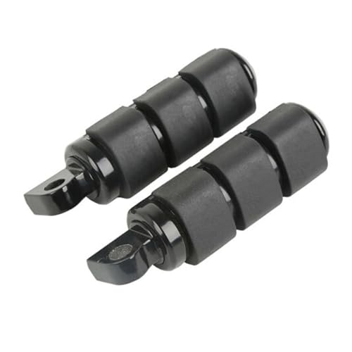 Repose-pieds moto 3/8'' noir pour Softail Dyna FXST XL1200 883 Low Rider