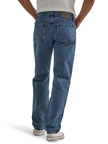 Image of Wrangler Men's Loose Fit Cotton Jeans (Grey, Vintage Stonewash)