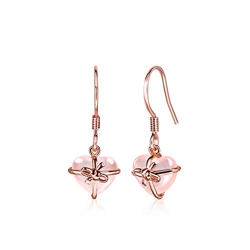 Bijoux Feng Shui boucles d'oreilles cristal citrine naturelle argent