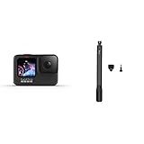 GoPro HERO9 Black mit EL Grande (97 cm Lange Verlängerungsstange)
