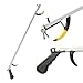 Sammons Preston Reacher, Lightweight 26" Long Handled Extension Grabber Tool, 6 oz. Handy Picker Up Tool and Reaching Claw, Aluminum Trash Pickup Aid & Lightbulb Remover, Garden Nabber