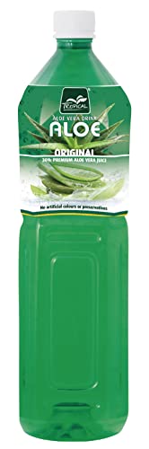 TropicalAloe Vera Drink Natural erfrischendes Getränk mit echter Aloe Vera mit Pfand DPG 1 x 1 5 l