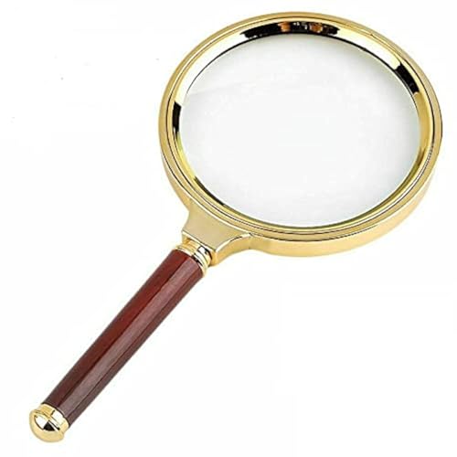 Multibao 60mm Handheld Magnifier 15x with Wooden Handle