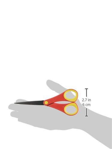 School Smart Pointed Tip Student Scissors, 6 Inches