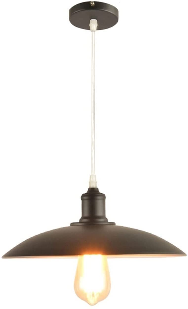 Lampe suspendue Loft Vintage Macaron E27 lustre plafonnier en fer forgé pour cuisine et salon