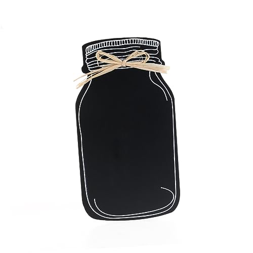 FUNOMOCYA Wooden Hanging Chalkboard Decor Milk Jug Message Board for Wedding Candy Buffet Home Kitchen