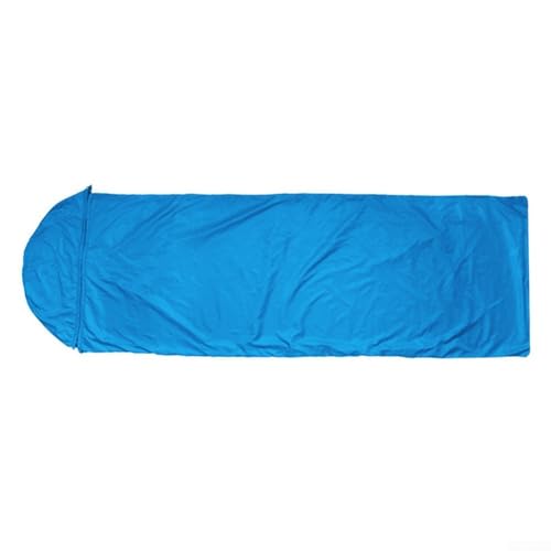 Bolsa bivvy impermeable ultraligera para camping y senderismo, funda portátil para bolsa de dormir, material nylon PU, compacta y plegable, color azul miniatura 1