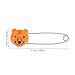Angoily 30pcs Animal Baby Safety Pin Plastic Baby Safety Pin Safety Brooch for Diaper Leak-Proof Comfortable Claws Design Animal Head