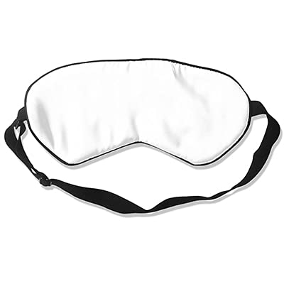 Custom 100% Silk Sleep Mask Eye Mask, Add Your Own Personalized Text Image Soft Eyeshade Blindfold with Adjustable Strap for Sleeping Travel Work Naps Blocks Light