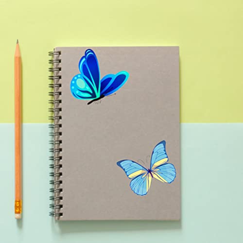 100 Unidades Adesivo De Borboleta à Prova D'água Adesivo Para Notebook Borboletas Adesivos Decorati