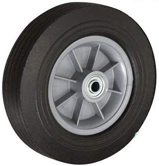 CasterHQ 10" X 2-3/4" - 2-1/4" Offset HUB Flat Free Hand Truck Wheel - 650 LB Cap - Bore Size 5/8" - Commercial/Industrial Application Equipment - Puncture Proof