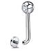 Xpircn 14G Titanium Crystal Gem Christina Bar Vertical Clitoral Hood Genital Piercing VCH Body Jewelry