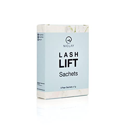 NICLAY Lash Lift Sachets - Wimpern-Lifting Lotionen, Lash-Lift Lotionen, Zubehör Lash-Lift Kits, schonende Wimpern Laminations-Lotionen - 1x2 Lotionen Cover