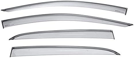 WellVisors Window Visors Wind Deflectors Compatible with Mercedes-Benz 2015-2020 GLA-Class X156 with Black Trim Rain Guards 3-847MB019