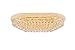 Elegant Lighting 1800F36SG/SS Primo Collection 18-Light Flush Mount Oval Swarovski Strass/Elements Crystals with Gold Finish