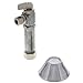 5/8" x 3/8" OD Compression Angle Finishing Valve w/ 2-1/2" Ext, Lead Free (Chrome)