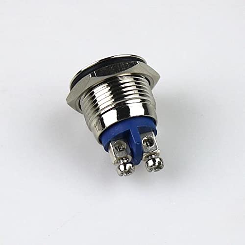 Luz indicadora de metal 16mm LED 12V impermeable para panel de control 3