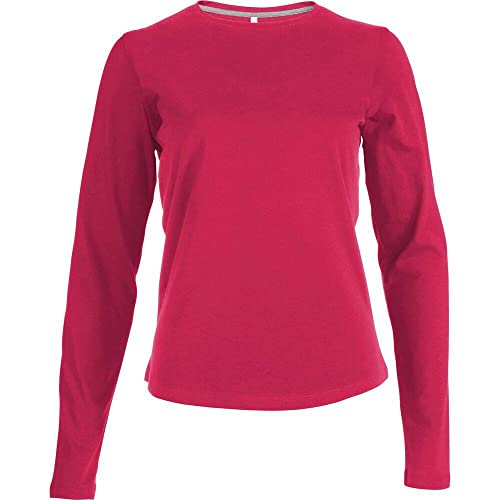 Kariban Tee-Shirt col Rond Manches Longues Femme 100% Coton Cover